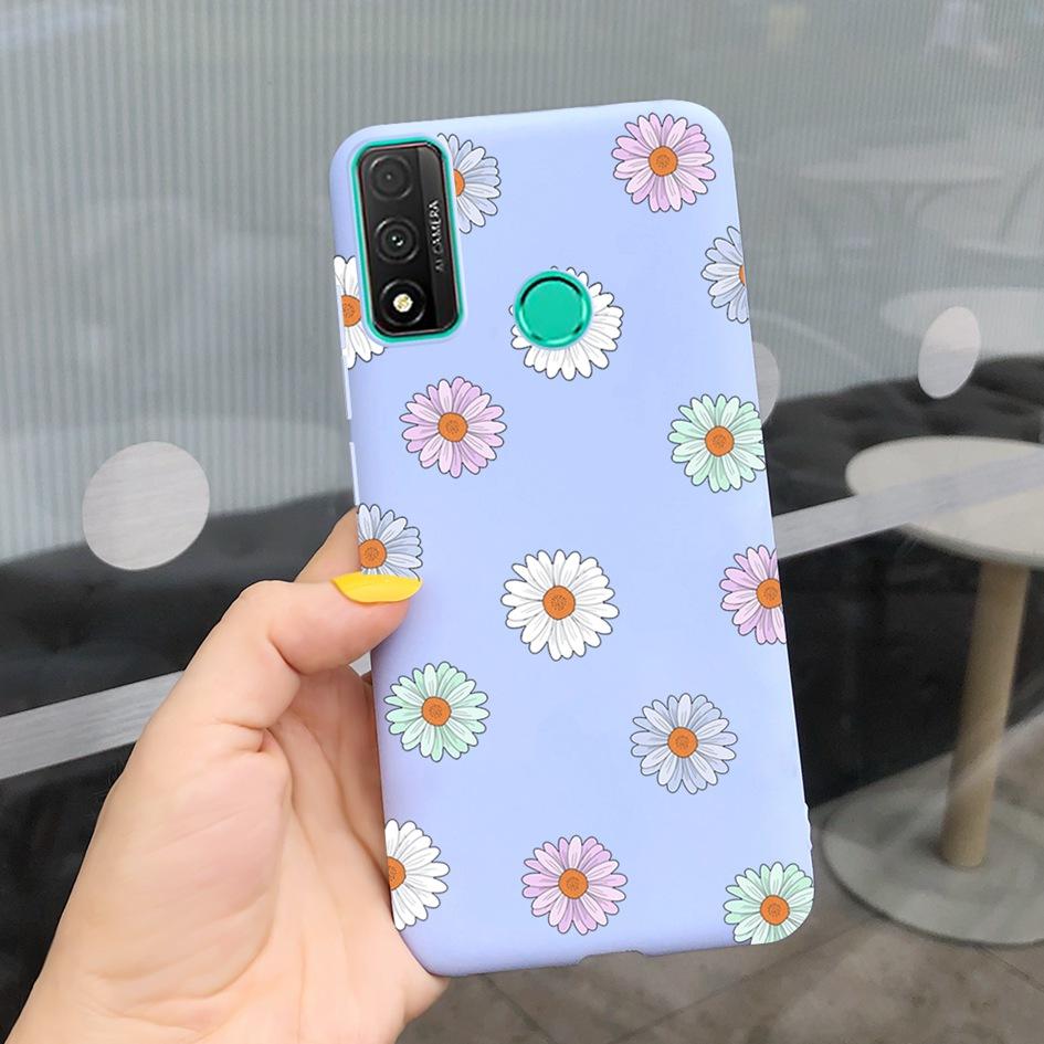 For Funda Huawei P Smart 2020 Case Coque Popular Lavender Flower Phone Case For Huawei P Smart 2020 6.21" Soft Shockproof Bumper