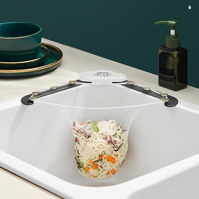 Складной кронштейн для раковины, сливной фильтр для раковины, подходит для фильтрации остатков пищи на кухне