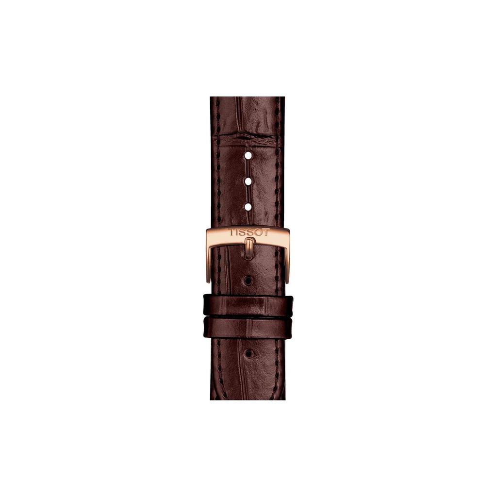 Tissot Серия Carson Кварцевый механизм Водонепроницаемые Отображение даты Римская шкала Деловые Ретро Часы Мужские часы Серебряные T122.417.36.033.00