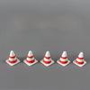 15Pcs Traffic Sign Model Standees, Mini Intersection Light & Barrier Ornaments