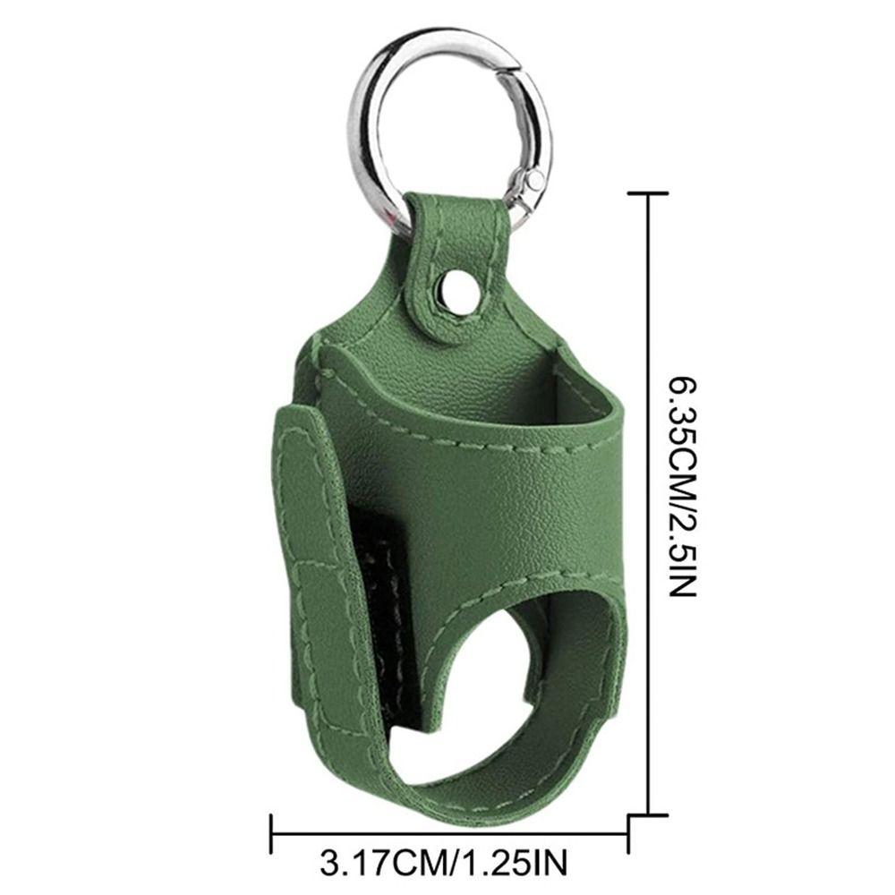 PU Leather Inhaler Case Holder 3.17*6.35cm Leather Storage Case Daily School Hiking