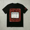 2026 новый альбом Nine Inch Noize boys NIN Унисекс Футболка Унисекс Круглый вырез 100% Хлопок Короткий рукав Y2k Поп Оверсайз Рок Эксклюзивная футболка