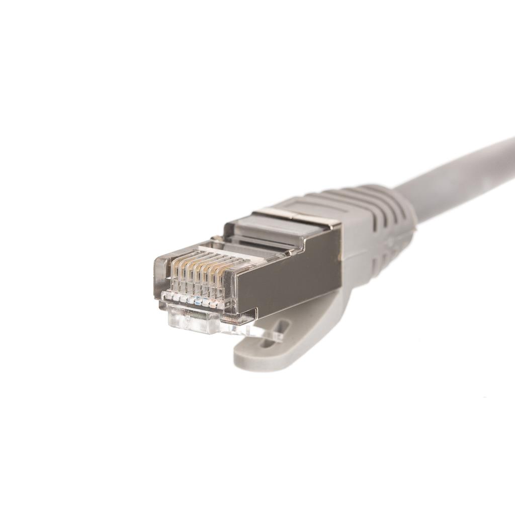 Patchcord RJ45, cat. 6 FTP F/UTP, 5m, Netrack, gray