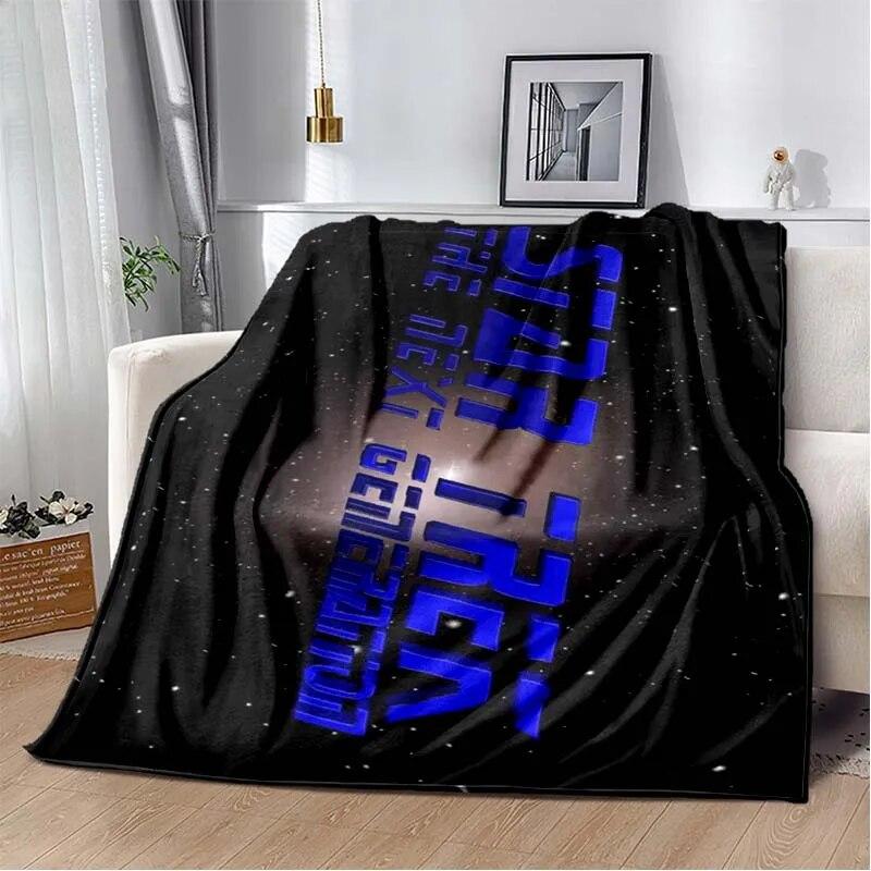 3D Print Star-T-Trek Pattern Flannel Blanket,Multi-purpose Holiday Gift Blanket Warm And Soft Blankets All Seasons