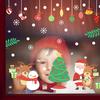 New Kids Christmas Gifts Doors Window Stickers Decoration Shop Window Scene Arrangement Snowflakes Santa Elk Snowman Wall Stickers