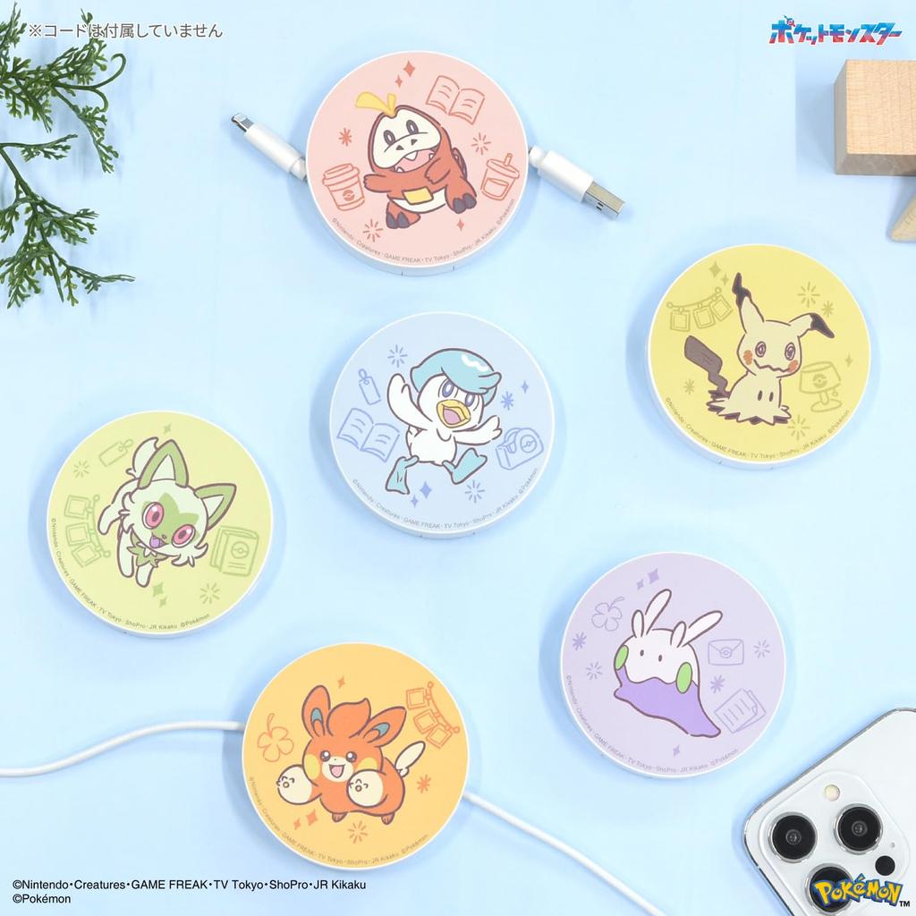 Gourmandies Кейс для катушки шнура Pokemon Мимикью POKE-897F