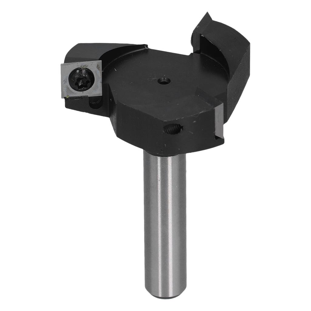 Фреза для выравнивания поверхности жертвенного стола, 3 лезвия, строгальные биты по дереву, инструменты для деревообработки, хвостовик 12 дюймов