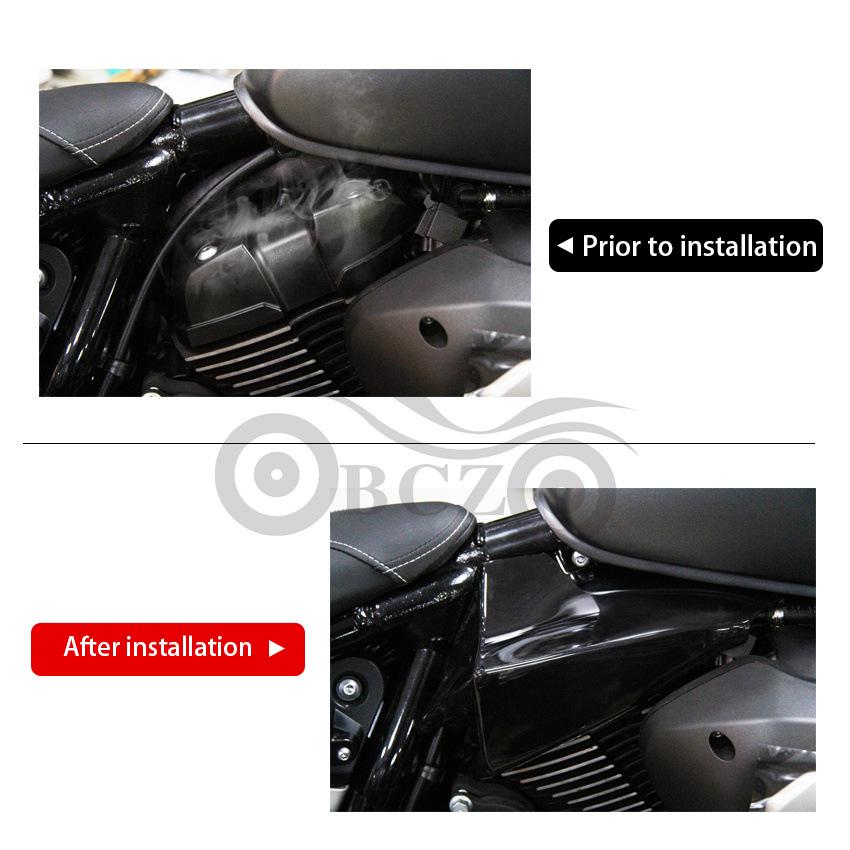 Yamaha XVS 950 Engine Heat Shield Cover, ABS Insulation Guard for Modified Motorcycles