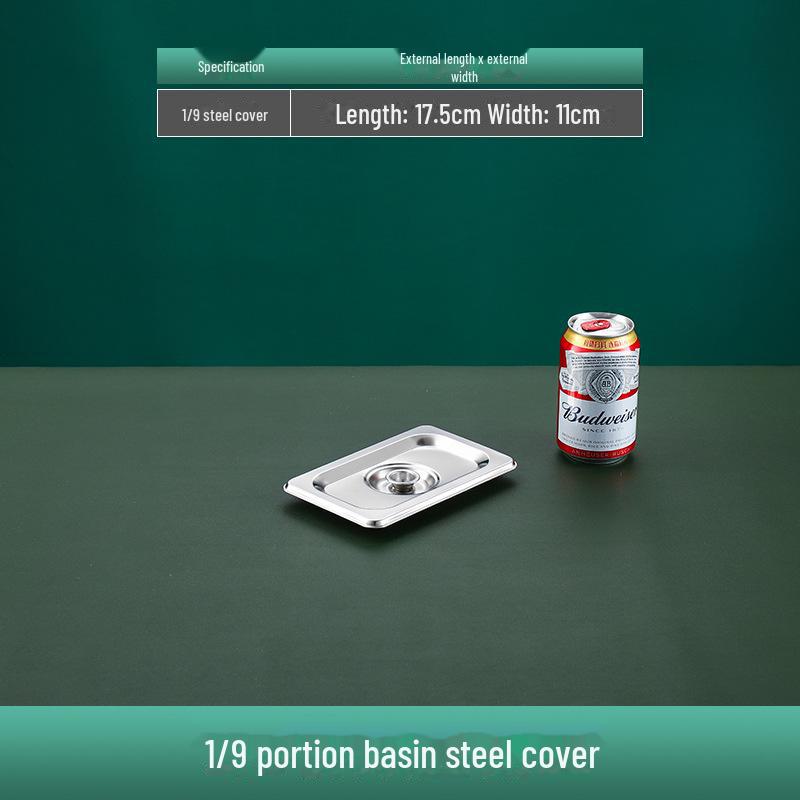 Квадратная сервировочная миска из нержавеющей стали с крышкой для фаст-фуда, молочного чая, приправ или горячих блюд