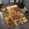 Винтажная кофейная карточка, принт, ковер, гостиная, спальня, прикроватный, диван, напольный коврик, современный домашний декор, ковер для зонирования, большой размер для подарков