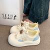 Platform White Shoes Women's Versatile 2025 Spring New Leather Student Shoes Cute Casual Board Shoes