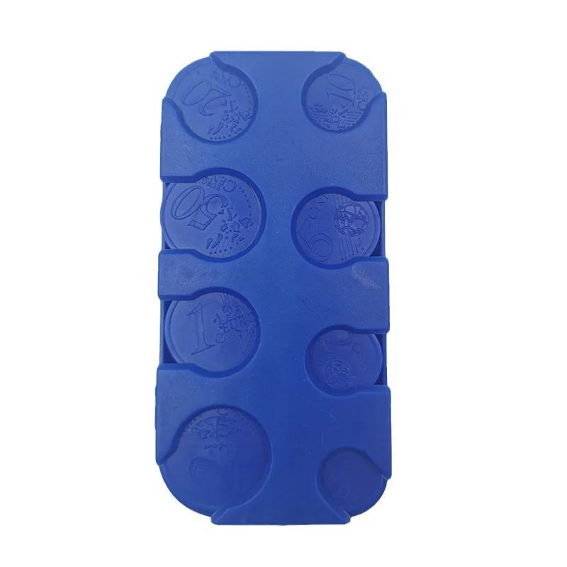 Диспенсер для евро, пластиковые коробки для монет, копилка, кошелек, органайзер для хранения, держатель для автобуса, автомобиля, держатель для монет