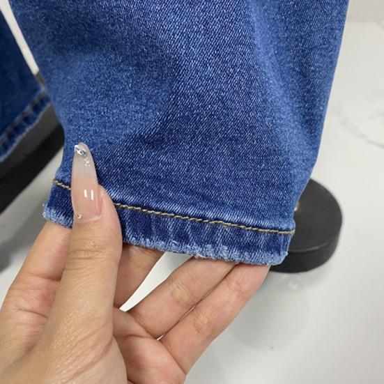 Женские ретро-джинсы с карманами, застежка-молния на средней талии, эластичные джинсовые брюки, однотонные, облегающие, расклешенные брюки для повседневной работы и вечеринок