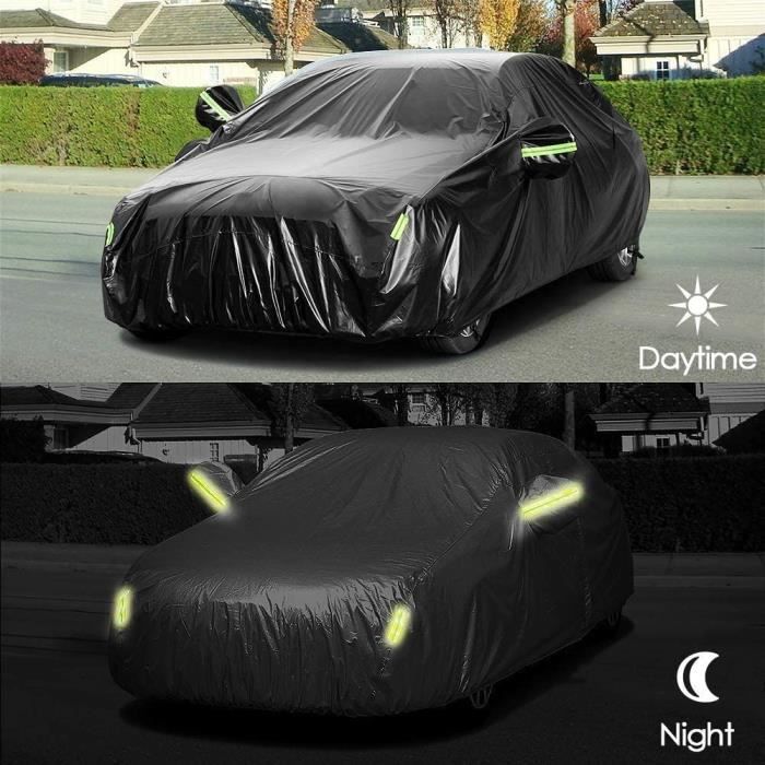 Protective Tarpaulin - Black - 540x180x150 Cm - Waterproof - Anti UV - Universal