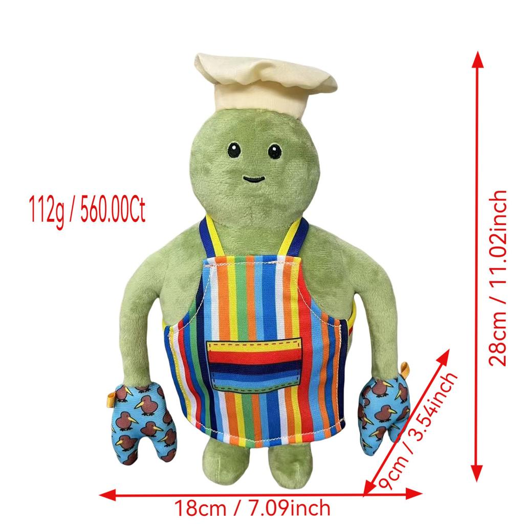 New Tiny Chef Plush Toy Children's Plush Soft Stuffed Toys for Children Kids Gifts 28cm