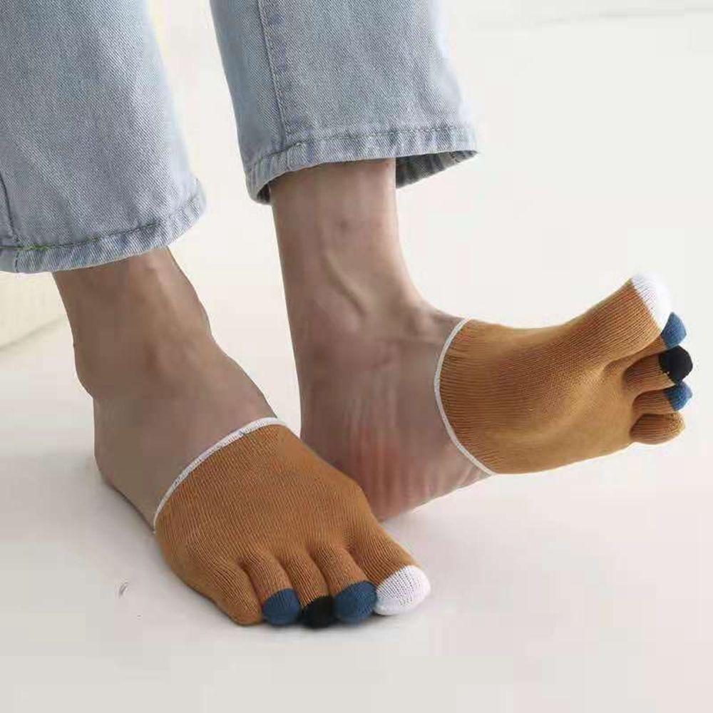 Toe Cover Anti-abrasion Summer Men Split Toe Socks Half Foot Socks Men Socks Five-Finger Socks