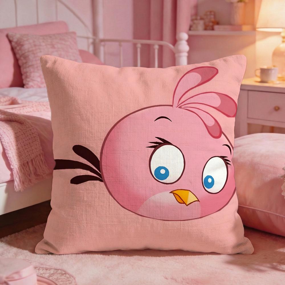 Angry BBirdss Game Classic Cushion Cover Premium Comfort Reversible Pillow Cove Two In One Design For Any Room Car Interior