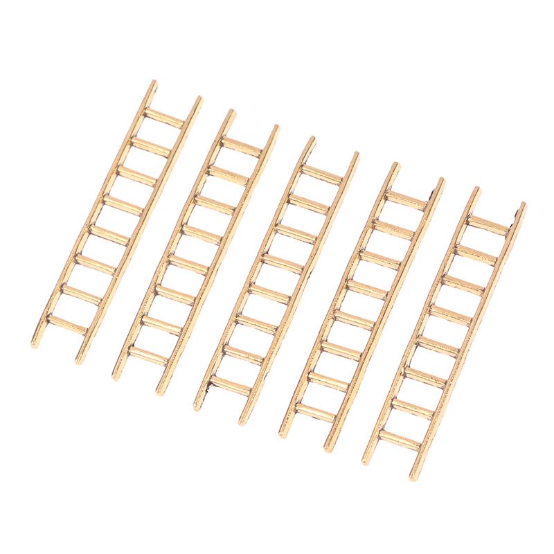 5шт кукольный домик миниатюрная мебель металлическая лестница лестница украшение дома