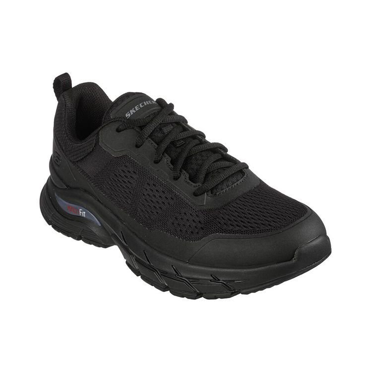 Skechers Arch Fit Baxter Удобная Спортивная Износостойкая Дышащая Низкая Повседневная Обувь Мужские кроссовки Черный 210353-BBK