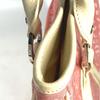 BVLGARI Logo mania Vertical Tote Bag Shoulder Bag Leather/Canvas pink/White