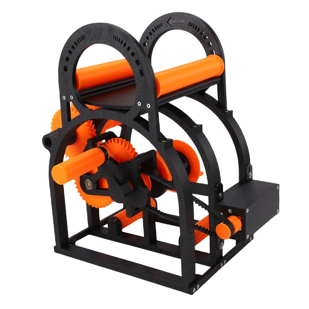 3D Filament Respooler Electric 20cm Spools Winder with Handle 3D Printing Supplies Orange