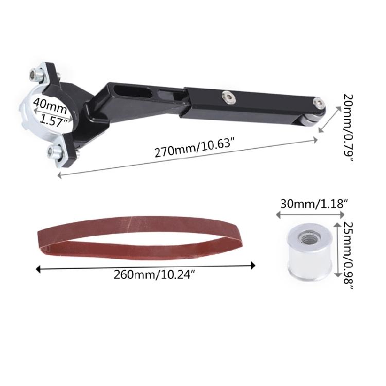 Belt Sander Brackets Angled Grinder Modified Sand Belt Machine For 100 Grinder