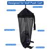Сумка для хранения тележки для гольфа Сумка для удлинителя задней части тележки для гольфа Портативный органайзер для тележки для гольфа Сетчатая сумка для покупок