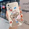 Mi 11 Lite 5G NE Case Retro Cartoon Bear Case For Xiaomi Redmi Note 10 Pro Case Note10 9 8 Pro 11T 10T 8T 9T 10S 9S 9C 9A Covers
