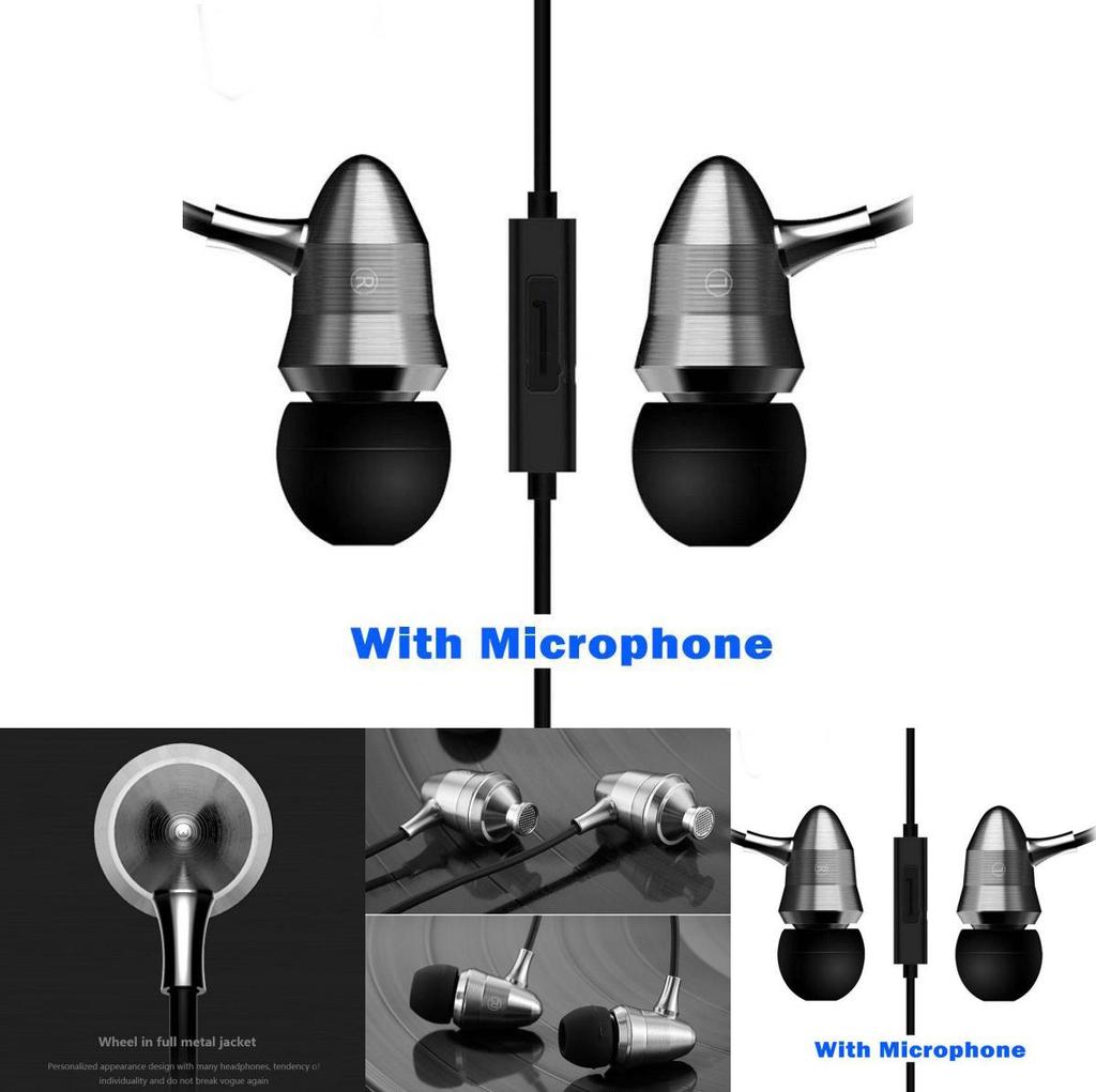Наушники Silver Bullet Металлические Глубокий Бас Проводные Внутриканальные Наушники Для Меломанов