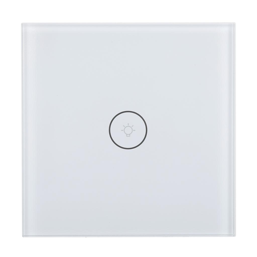 1 Gang Smart Switch WiFi Touch Panel APP Voice Control with Timing Function for Tuya