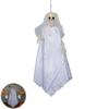 Halloween Ghost Decoration Spooky Ghost Bride Halloween Decoration Realistic Haunted House Prop with Lanyard