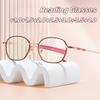 Luxury Designer Metal Frame Reading Glasses Women Men Anti Blue Light Presbyopia Glasses Ultra-light Elegant Far Sight Eyewear