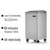 Aurora AS158CD Level 5 Security Commercial Paper Shredder CN plug (adapter included)