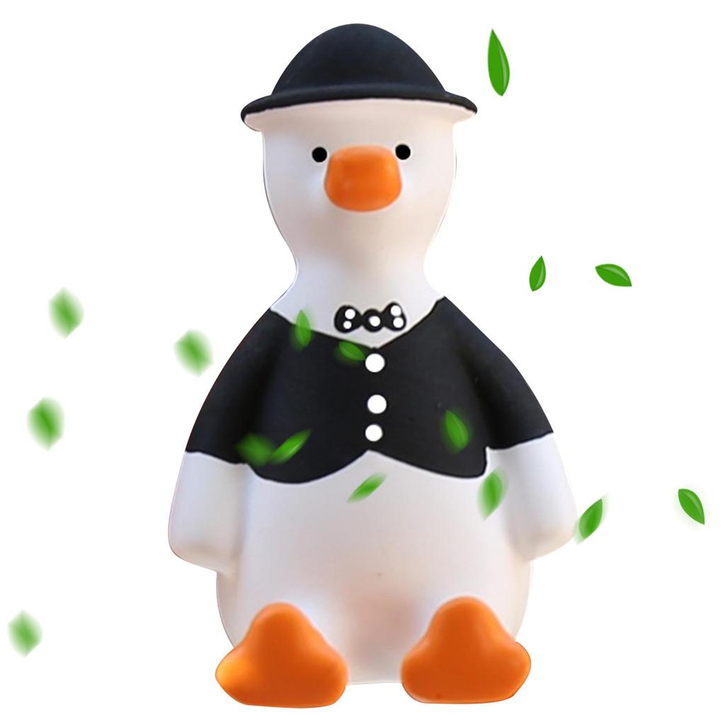 Автомобильный освежитель воздуха в форме милого утенка, диффузор аромата для вентиляционного отверстия автомобиля, зажим для парфюма на дефлектор, украшение с ароматом для вентиляционного отверстия салона