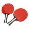 2шт ракетка для настольного тенниса, ракетка для настольного тенниса с 3шт 3-звездочными профессиональными мячами для настольного тенниса для Tr