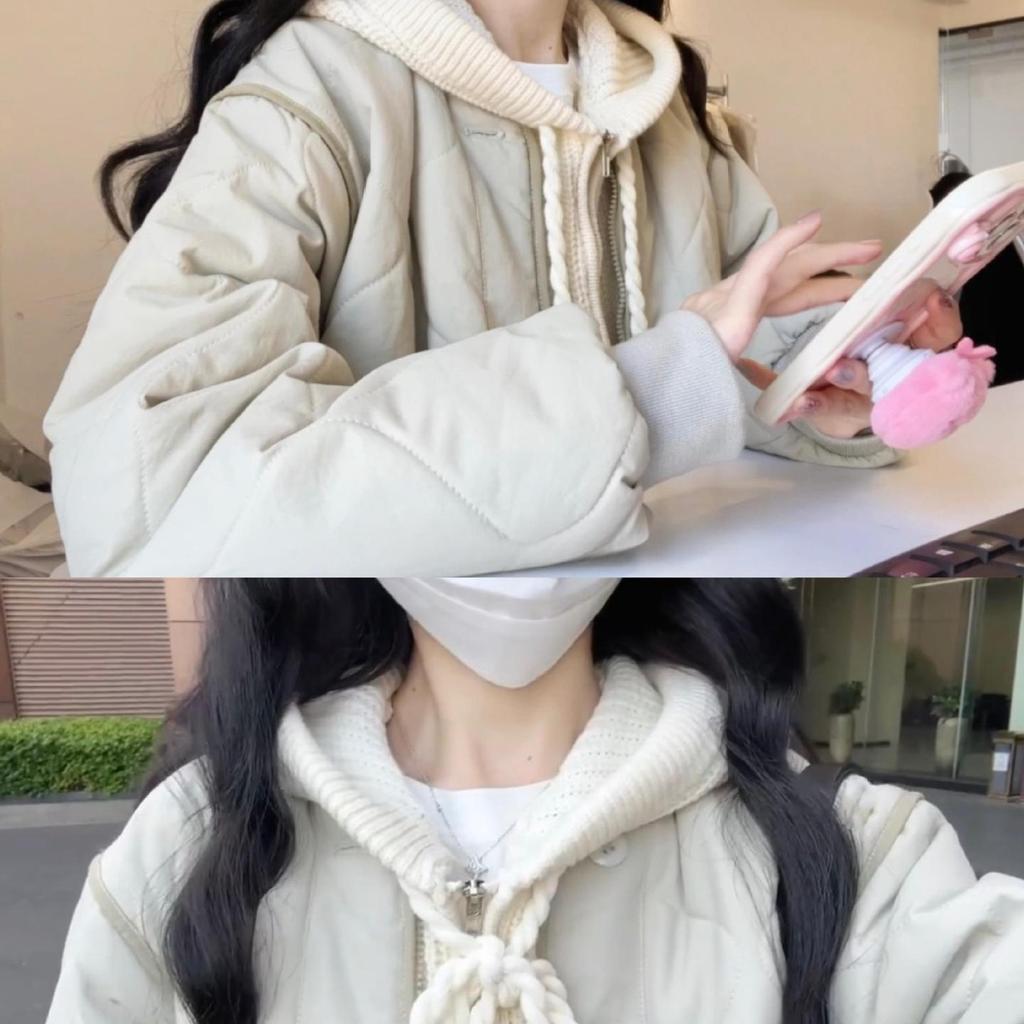 Утепленная куртка женская зимняя новая утепленная куртка женская 2024 маленькая зимняя одежда Японская утепленная куртка