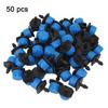 Adjustable Watering Sprinkler 4/7mm For Flower Beds Vegetable Irrigation Dripper Emitter 50Pcs Micro Nozzles Anti-Clogging