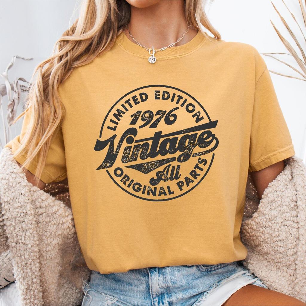 Vintage 1976 Birthday Shirt: Funny 49th Birthday Gift