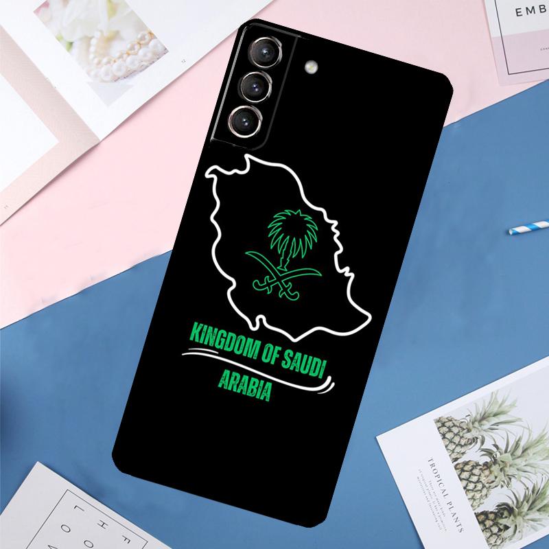 Чехол-футляр с флагом Королевства Саудовская Аравия для Samsung Galaxy S22 S23 S24 Ultra S9 S10 Plus Note 10 20 Ultra S20 S21 FE