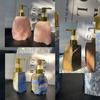 Natural Crystal Raw Stone Material Irregular Shape Foaming Liquid Soap Hand Wash Bottle Dispenser Hot Sale Soap Foam Pump Bottle