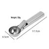 Stainless Steel Ice Cream Scoop with Rebound Ball Feature
