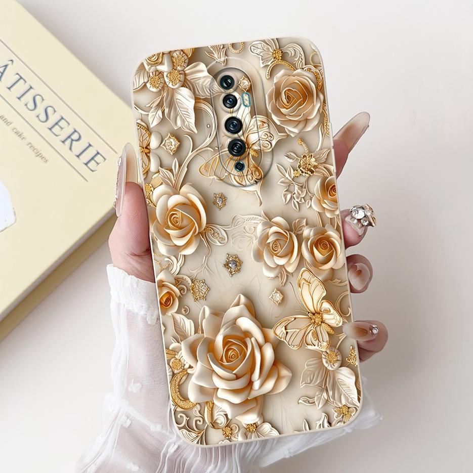 For Oppo Reno2 F Case Reno 2Z Unique Candy Painted Cover Soft Silicone Phone Case For Reno 2 2F Reno2 Z Reno2F Back Cover Bumper
