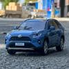 1:24 Toyota RAV4 Внедорожник Сплав Модель Автомобиля Литье Металлические Игрушечные Транспортные Средства Модель Звук и Свет Симуляция Коллекция Детский Подарок A603