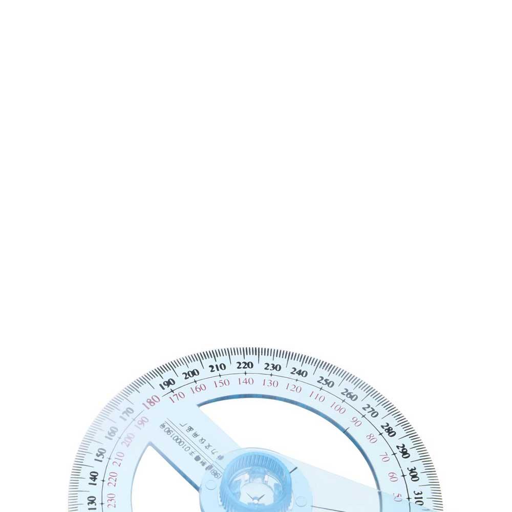 School Supplies Swing Arm 360 Degrees Protractor Goniometer Measuring Tools Pointer Angle Ruler