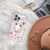 Japanese Cute Girls Y2K frosted Phone Case For iPhone 17 16 15 14 Plus 13 12 11 Pro Max X Xs XR Silver Hard Cover
