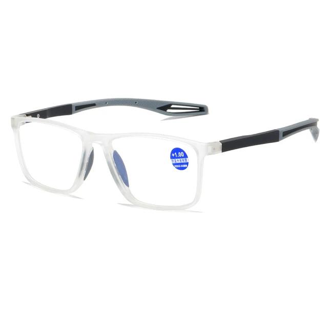 Elastic Reading Glasses Vintage Flexible Anti Blue Light Far Sight Eyeglasses Women Men Retro Presbyopia Sports Eyewear