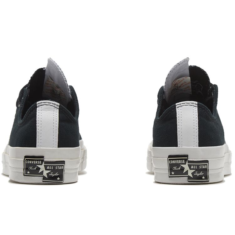 Converse 1970s Comfortable Daily Low Top Canvas Shoes Unisex Sneakers White Black 168824C