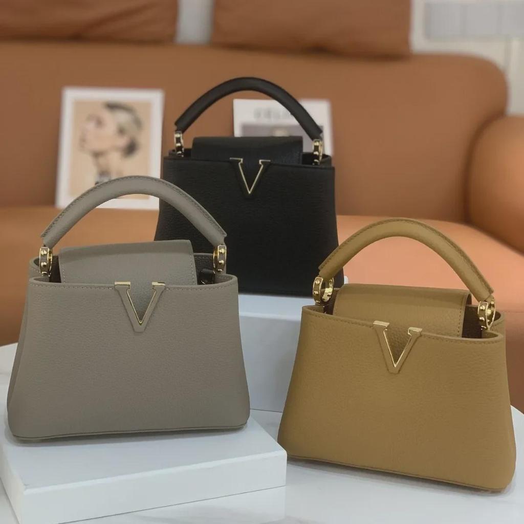 Роскошная сумка из коровьей кожи в форме буквы V - модная женская сумка-тоут и сумка через плечо