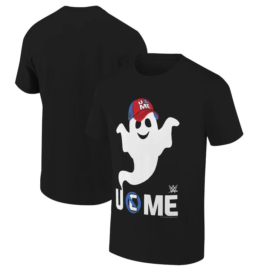 Мужская футболка с коротким рукавом и круглым вырезом с 3D-принтом WWE John Cena