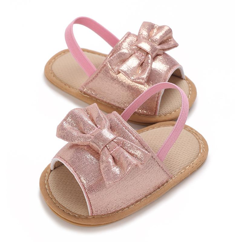 Fashion Girls' Shoes Summer New Baby First Walkers Soft Soled Child Beach Shoe Anti Slip Girls Slippers Comfortable Baby Sandals